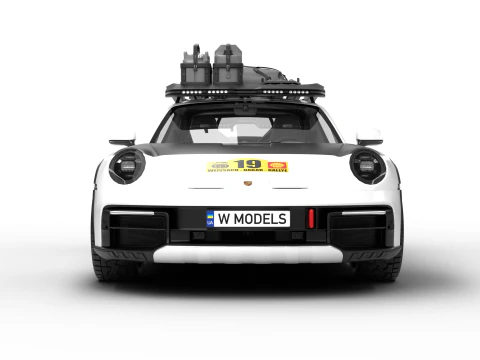Porsche 911 Dakar 2023 Rallye 1971 3D Model