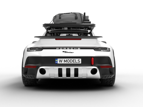 Porsche 911 Dakar 2023 Rallye 1971 3D Модель