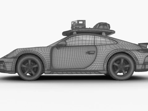 Porsche 911 Dakar 2023 Rallye 1971 3D Model