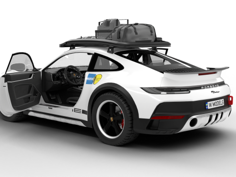 Porsche 911 Dakar 2023 Rallye 1971 HQ Modelo 3D