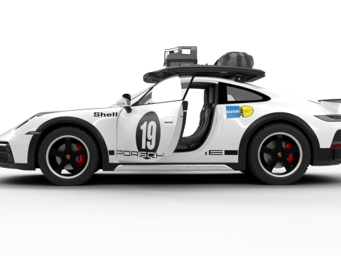 Porsche 911 Dakar 2023 Rallye 1971 HQ Modelo 3D