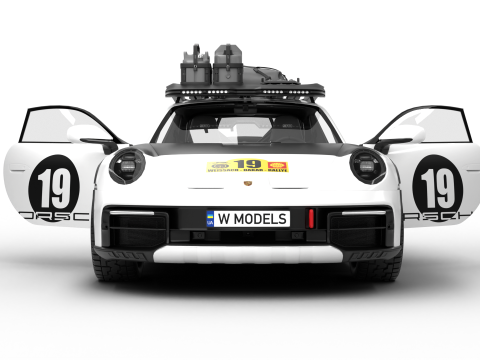 Porsche 911 Dakar 2023 Rallye 1971 HQ Modelo 3D
