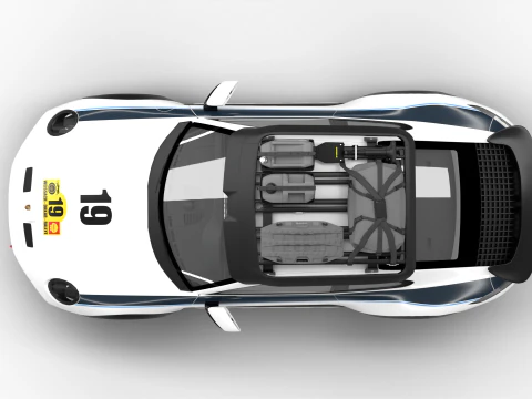 Porsche 911 Dakar Rallye 1974 3D Model