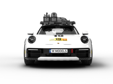 Porsche 911 Dakar Rallye 1974 3Dモデル