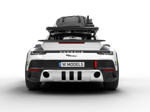 Porsche 911 Dakar Rallye 1974 3Dモデル