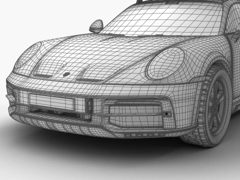 Porsche 911 Dakar Rallye 1974 3D Model