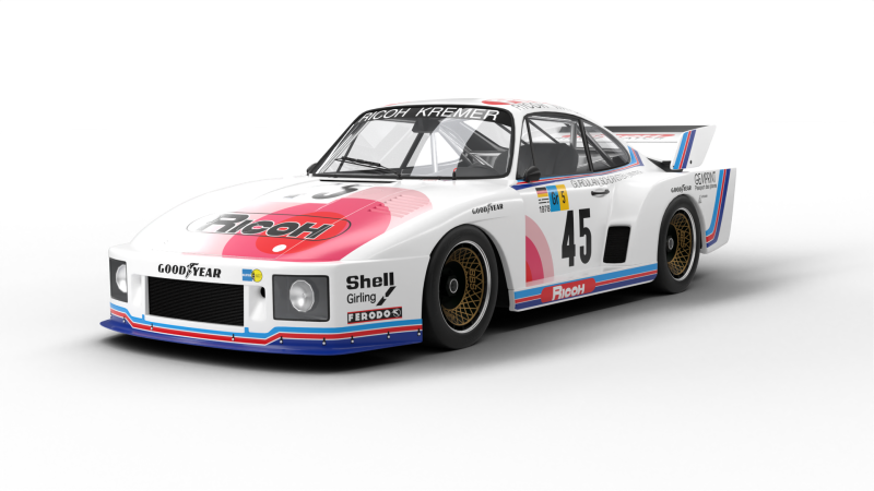 Porsche 935 K2 1978 Le Mans Racing 3D Модель .c4d .max .obj .3ds .fbx .stl .blend 