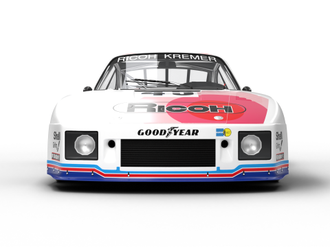 Porsche 935 K2 1978 Le Mans Racing 3D Модель