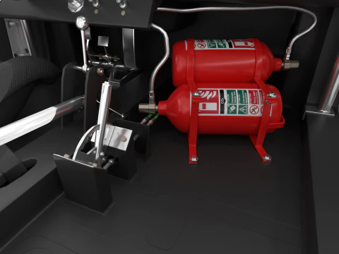 Porsche 935 K2 1978 Le Mans Racing HQ interior 3D Model