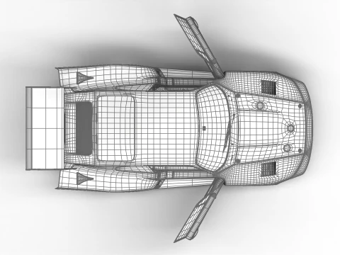 Porsche 935 K2 1978 Le Mans Racing HQ interior 3D Model
