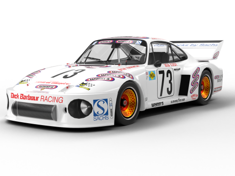 Porsche 935 79 1979 Wynns Le Mans Racing Modelo 3D
