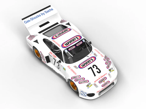 Porsche 935 79 1979 Wynns Le Mans Racing Modelo 3D