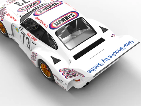 Porsche 935 79 1979 Wynns Le Mans Racing Modelo 3D