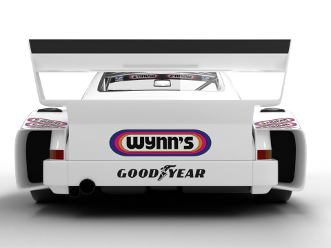 Porsche 935 79 1979 Wynns Le Mans Racing 3D Модель