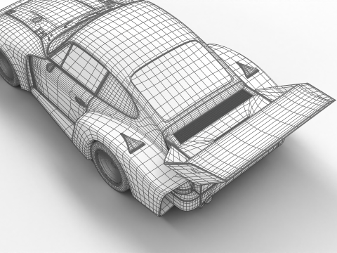 Porsche 935 79 1979 Wynns Le Mans Racing 3D Модель