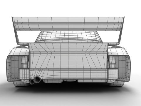 Porsche 935 79 1979 Wynns Le Mans Racing 3D Модель