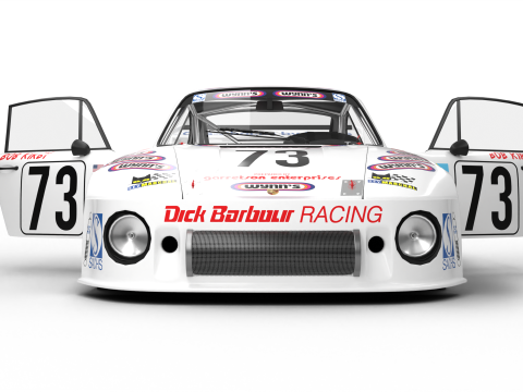 Porsche 935 79 1979 Wynns Le Mans Racing HQ 3D Model
