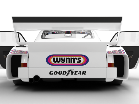 Porsche 935 79 1979 Wynns Le Mans Racing HQ 3D Model