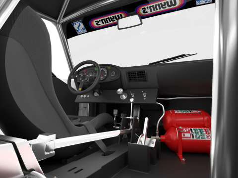 Porsche 935 79 1979 Wynns Le Mans Racing HQ 3D Model