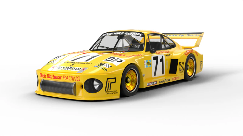 Porsche 935 Le Mans 1979 Barbour Racing 3D Modell .c4d .max .obj .3ds .fbx .stl .blend
