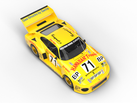 Porsche 935 Le Mans 1979 Barbour Racing Modelo 3D