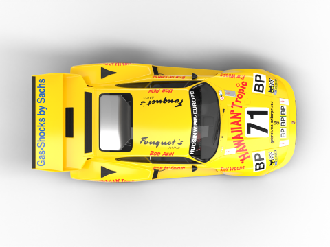 Porsche 935 Le Mans 1979 Barbour Racing Modelo 3D