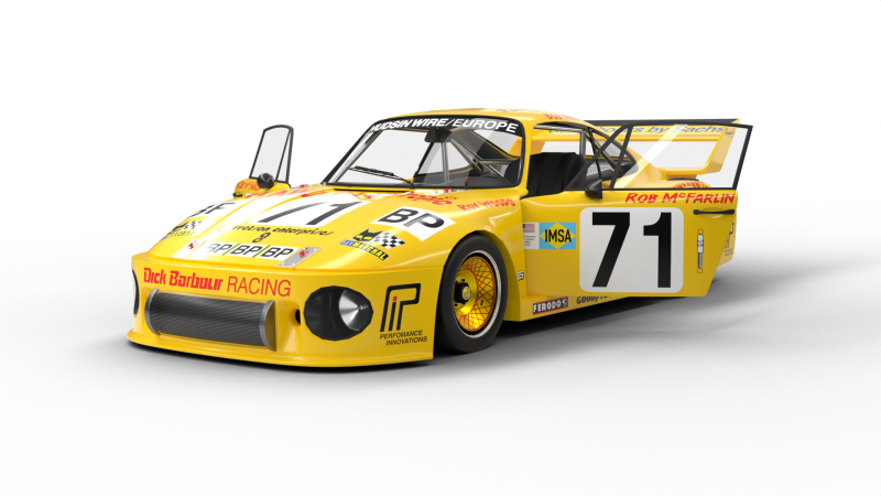 Porsche 935 Le Mans 1979 Barbour Racing HQ Model 3D .c4d .max .obj .3ds .fbx .stl .blend 