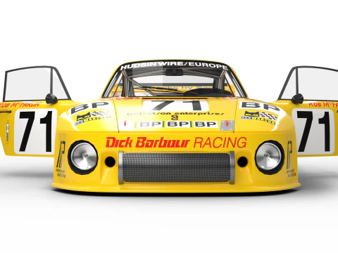Porsche 935 Le Mans 1979 Barbour Racing HQ 3D Model