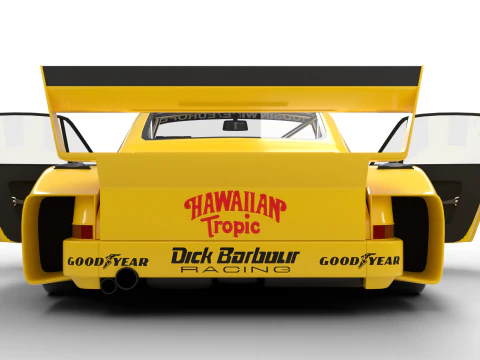 Porsche 935 Le Mans 1979 Barbour Racing HQ 3D Model