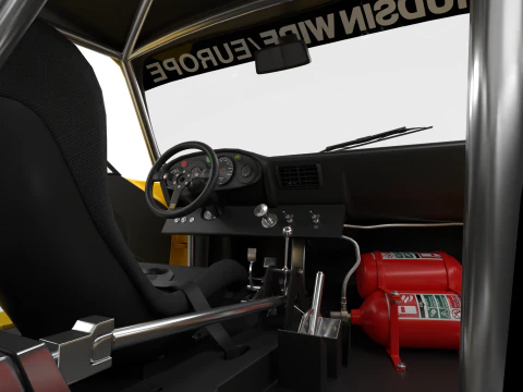 Porsche 935 Le Mans 1979 Barbour Racing HQ 3D Model