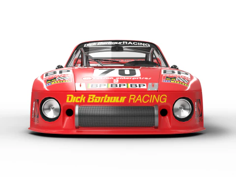 Porsche 935 Le Mans 1979 Barbour Racing 2nd Place 3D Model