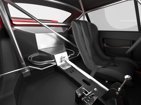 Porsche 935 Le Mans 1979 Barbour Racing 2nd Place 3D Модель