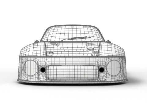 Porsche 935 Le Mans 1979 Barbour Racing 2nd Place 3D Модель
