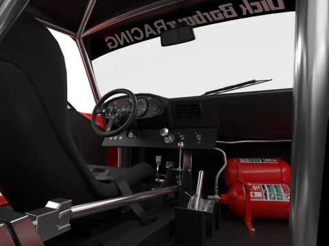 Porsche 935 Le Mans 1979 Barbour Racing 2&deg; posto HQ Modello 3D