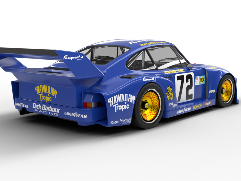 Porsche 935 Le Mans 1979 79 Barbour Racing Modèle 3D