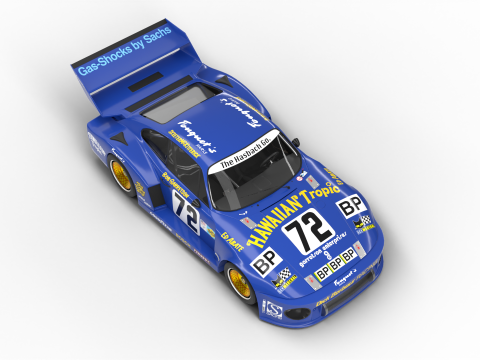 Porsche 935 Le Mans 1979 79 Barbour Racing Modèle 3D
