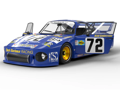 Porsche 935 Le Mans 1979-79 Markas Balap Barbour Model 3D