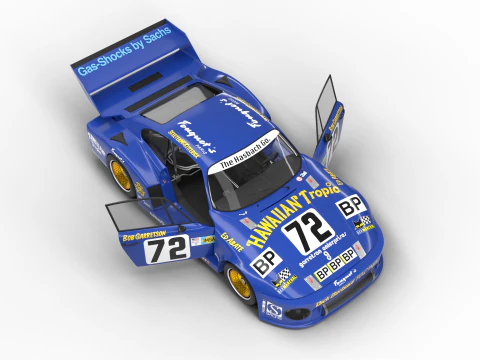 Porsche 935 Le Mans 1979-79 Barbour Racing HQ 3D Model