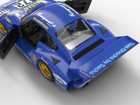 Porsche 935 Le Mans 1979-79 Barbour Racing HQ Modèle 3D