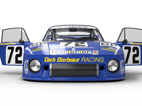 Porsche 935 Le Mans 1979-79 Barbour Racing HQ 3D Model