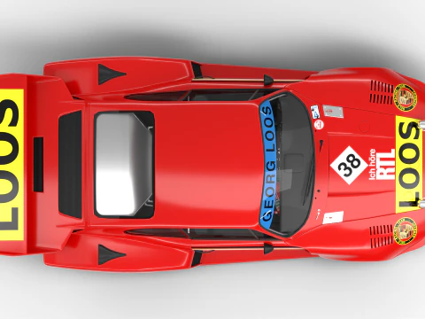 Porsche 935 77 Gelo No67 Winner DRM Nurburgring Racing 1977 3D Model