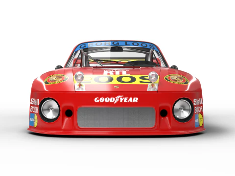 Porsche 935 77 Gelo No67 Winner DRM Nurburgring Racing 1977 3D Model