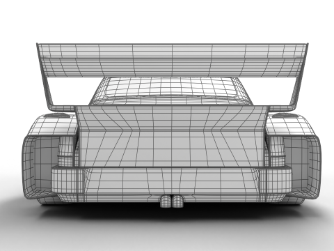 Porsche 935 77 Gelo No67 Winner DRM Nurburgring Racing 1977 Modèle 3D