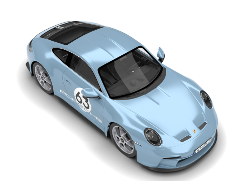 Porsche 911 S-T 2024 Model 3D