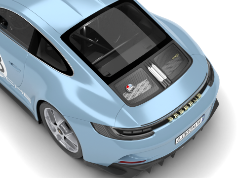 Porsche 911 S-T 2024 Model 3D