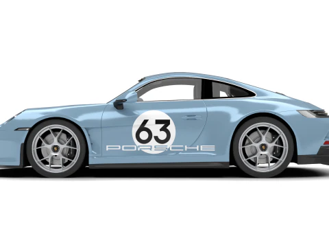 Porsche 911 ST 2024 3D Model