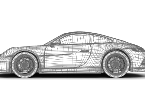 Porsche 911 S-T 2024 Model 3D