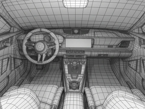 Porsche 911 ST 2024 3D Model