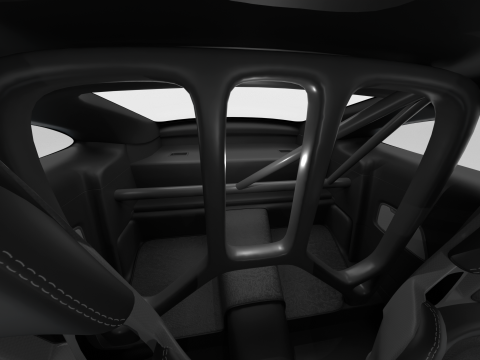 Porsche 911 S-T 2024 HQ 3D Модель