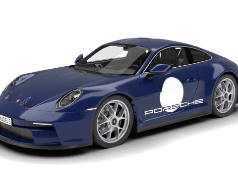 Porsche 911 S-T 2024 3D Model